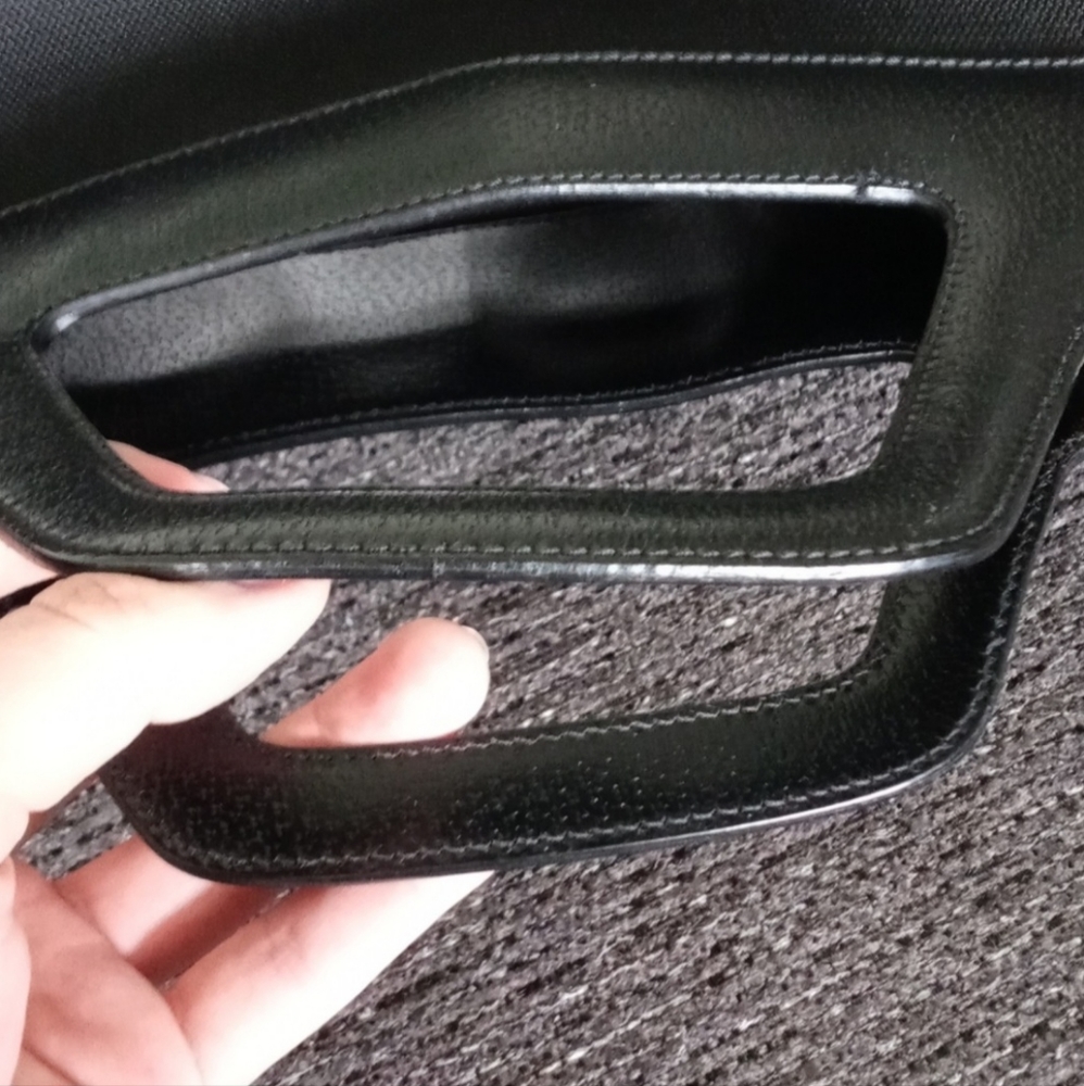 🖤VTG Ferragamo🖤 - BW-21 1850 Top Handle Nylon/Leather Bag - Picture 9 of 16
